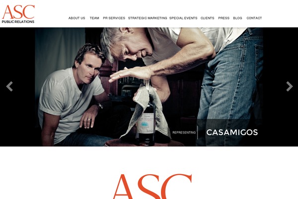 Asc theme site design template sample