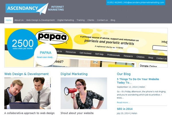 ascendancy WordPress theme, websites list used ascendancy theme ascendancy theme websites examples