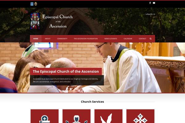 ascensionlutheran.com site used Salient