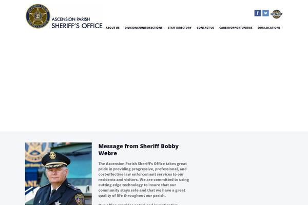 Police-department theme site design template sample