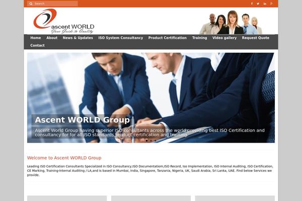 Virtue theme site design template sample