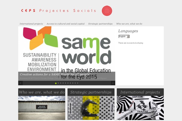 NonProfit theme site design template sample