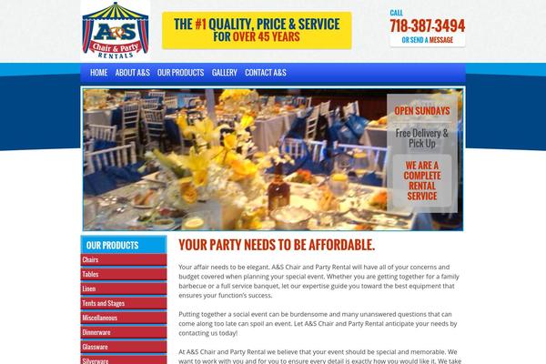 aschairrental.com site used A_s
