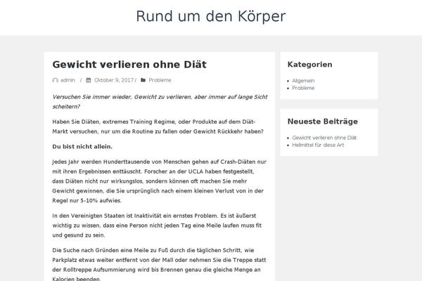 Twenty Sixteen theme site design template sample