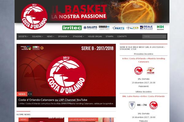 Sportsline theme site design template sample