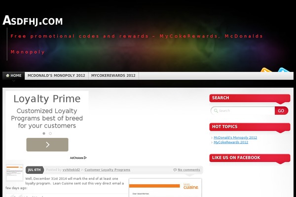 Mystique theme site design template sample