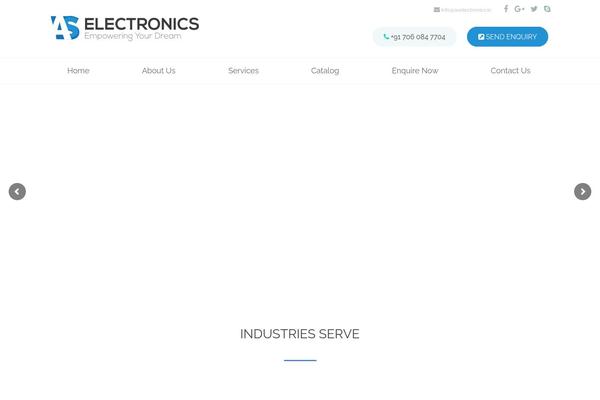aselectronics.in site used As-electronics