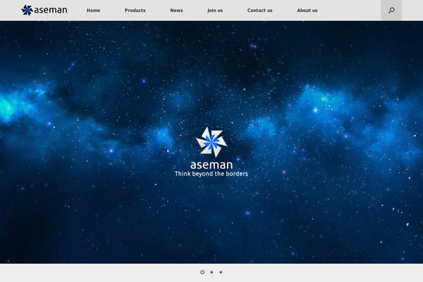 Vantage theme site design template sample
