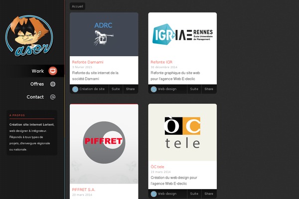 WordPress website example screenshot