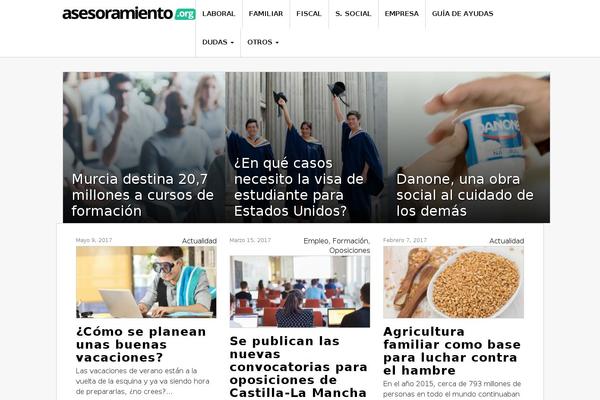 asesoramiento theme websites examples