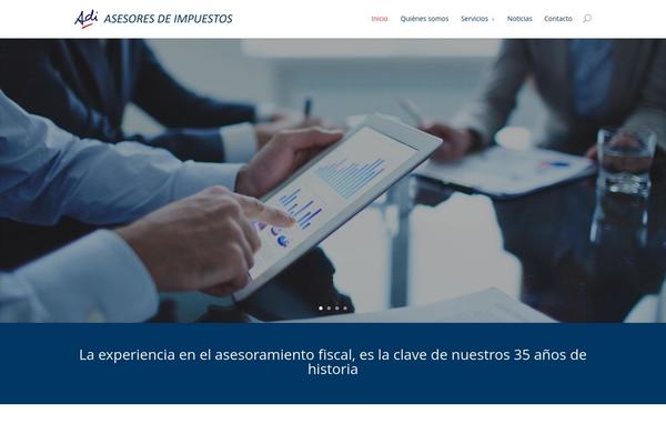 Divi theme site design template sample