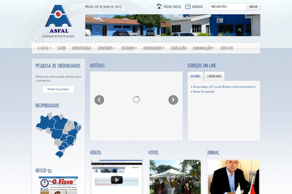 asfal.com.br site used Asfal2012