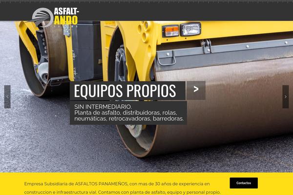 asfaltandopanama.com site used Rebuild