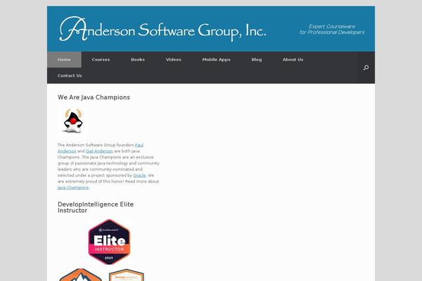 WordPress website example screenshot