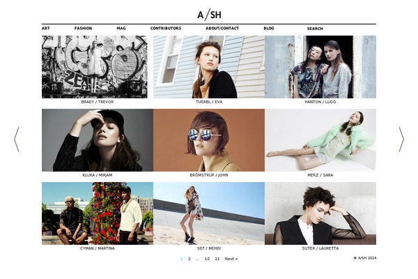 ash-artfashion.com site used Ash-theme