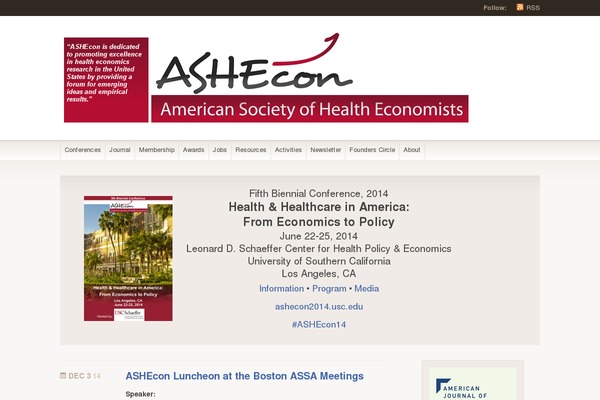 ashecon.org site used Ashecon