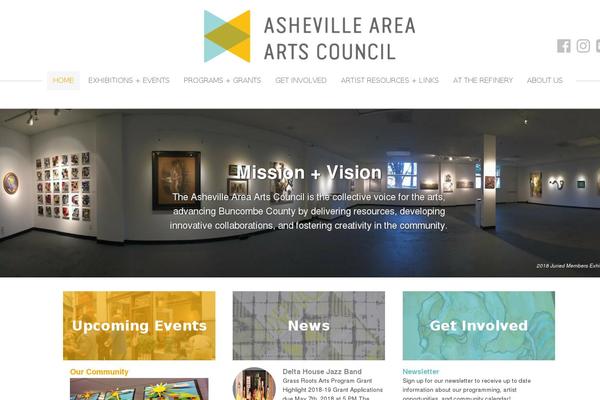 ashevillearts.com site used Aaac