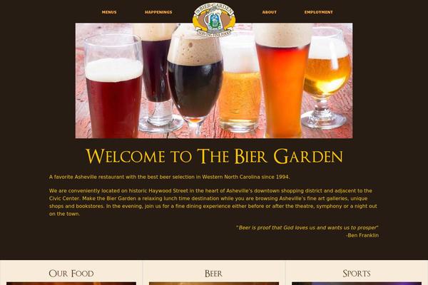 BierGarden theme websites examples
