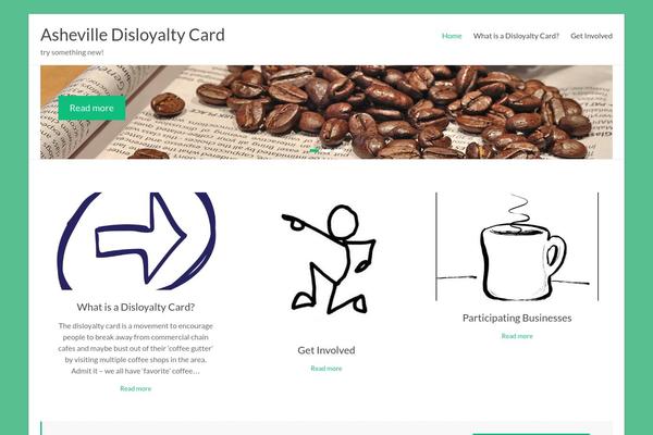 WordPress website example screenshot