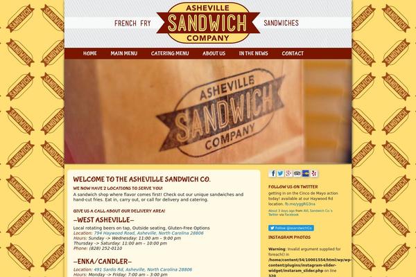 ashevillesandwichco.com site used Ashevillesandwichco