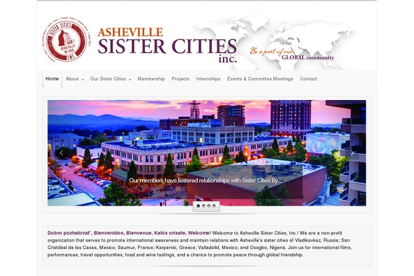WordPress website example screenshot