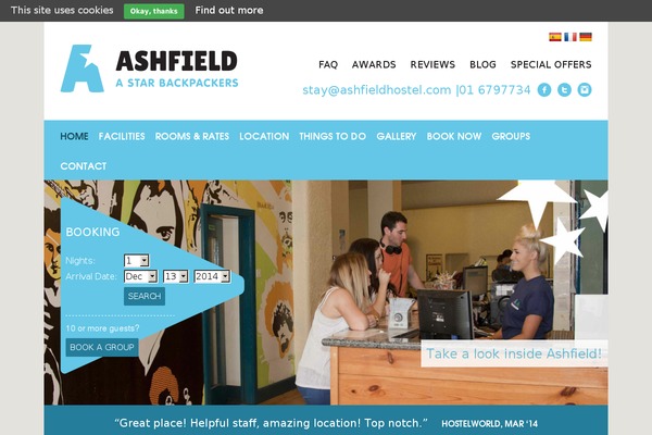 ashfieldhouse.ie site used Ashfield