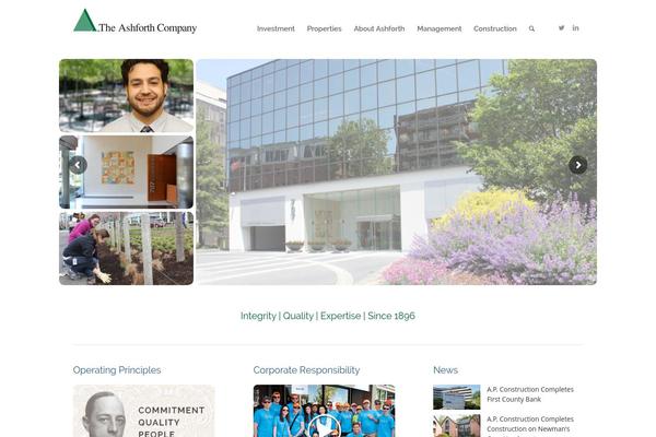 Enfold theme site design template sample