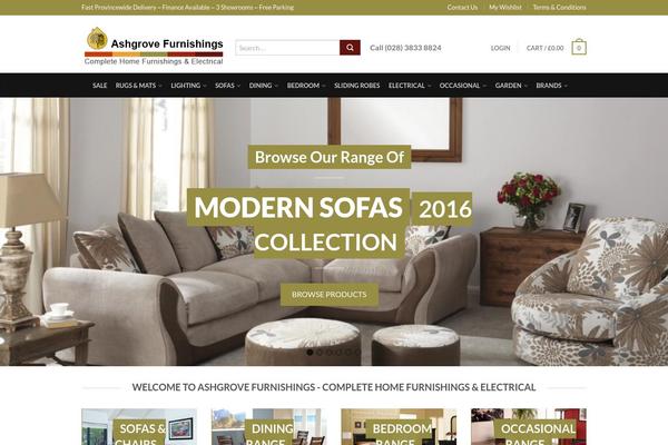 Flatsome theme site design template sample