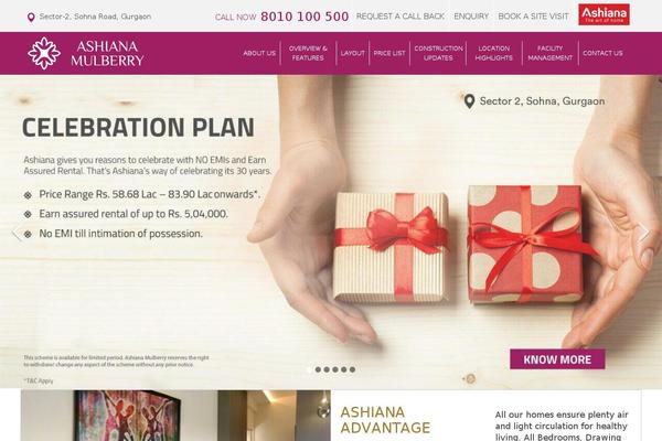 ashianamulberry.com site used Ashiana-am