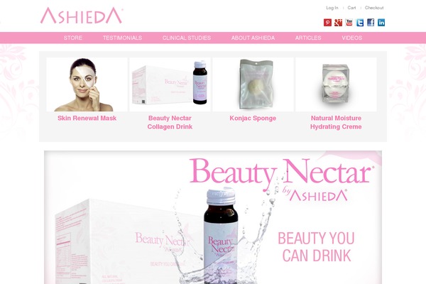 ashieda.com site used Ashieda