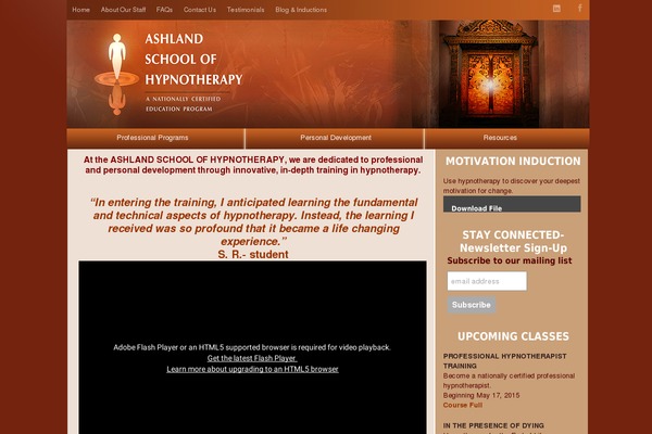 ashlandschoolofhypnotherapy.com site used Glide