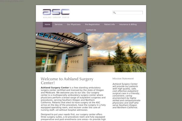 Asc theme site design template sample