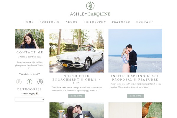 ashley-caroline.com site used Ashley