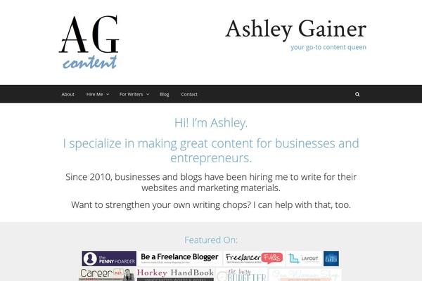 GeneratePress theme site design template sample