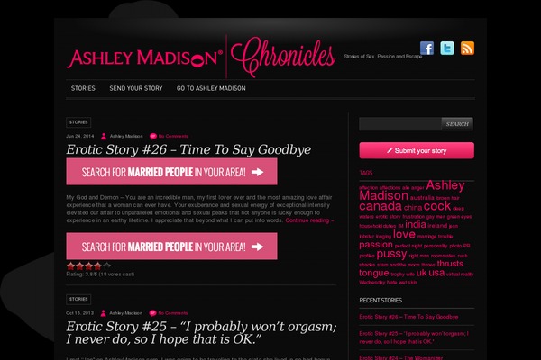 ashleymadisonchronicles.com site used Simploblack