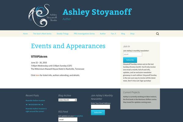 ashleystoyanoff.com site used Twentythirteencustom