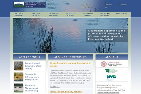 ashokanstreams.org site used Ashokan