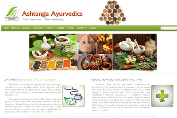 ashtangam.com site used Ayurvedic_thm
