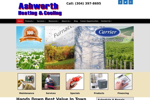 ashworthcool.com site used Divi-hvac-child-theme