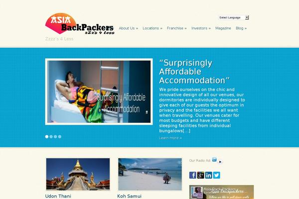 asia-backpackers.com site used Wp_sophocles5-v1.2.1