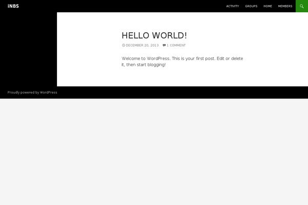 Twenty Fourteen theme site design template sample