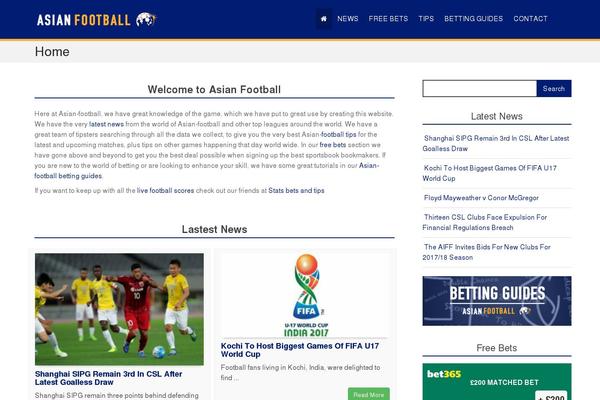 asian-football.com site used Asian-soccer