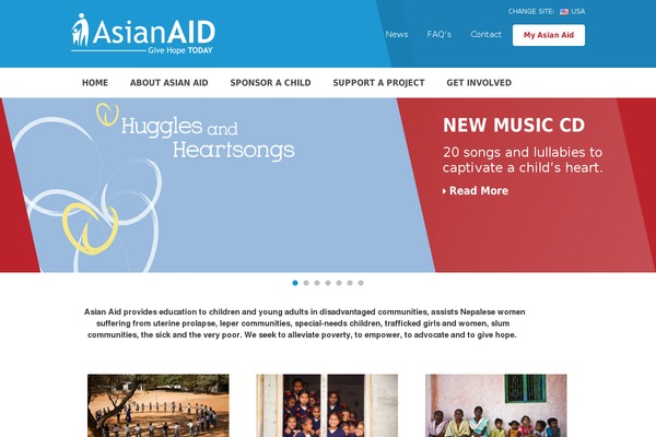 asianaid.org.au site used Asianaidau