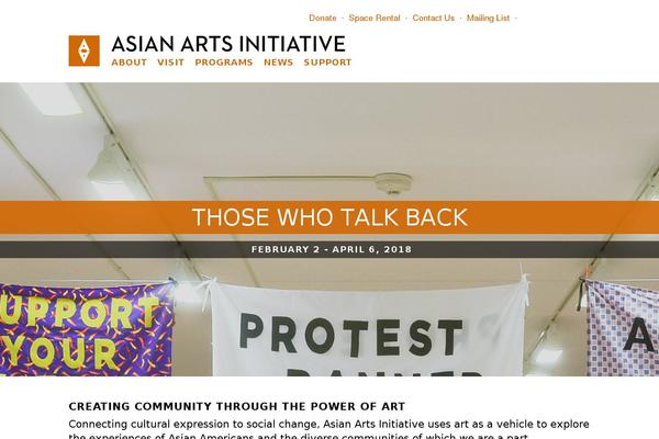 asianartsinitiative.org site used Aai2016