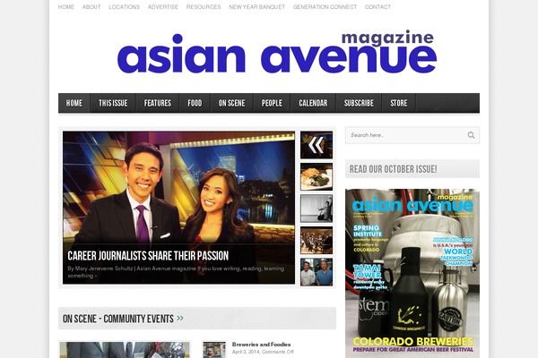 MesoColumn theme site design template sample