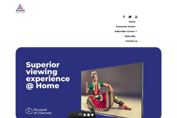 asianetdigital.co.in site used Asianet-cable