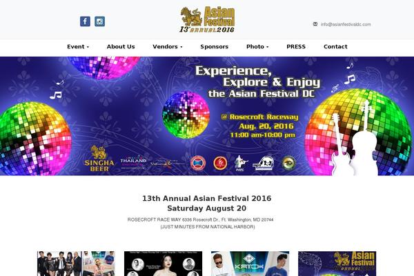 asianfestivaldc.com site used Asianfes