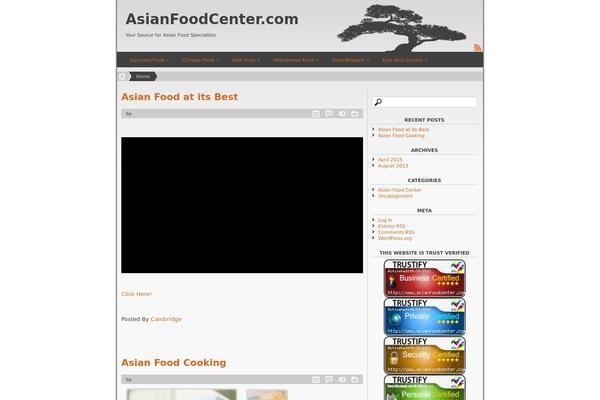 Fastfood theme site design template sample