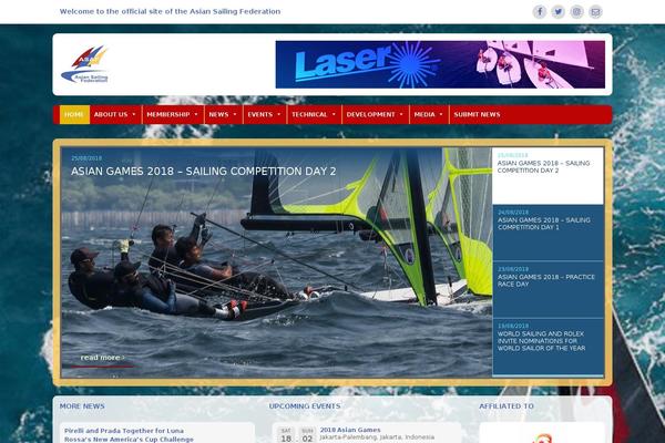 asiansailing.org site used Asiansailing