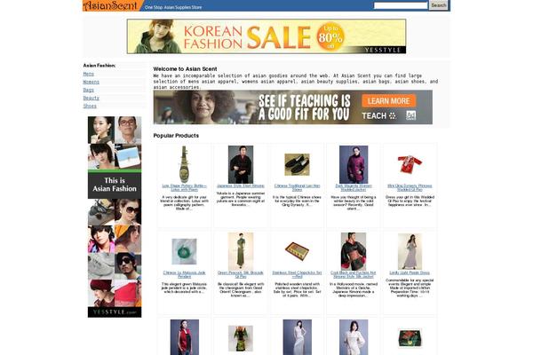 WordPress website example screenshot